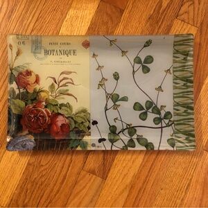 Fringe Studio Glass Botanical Tray 15.5" x 9.75"